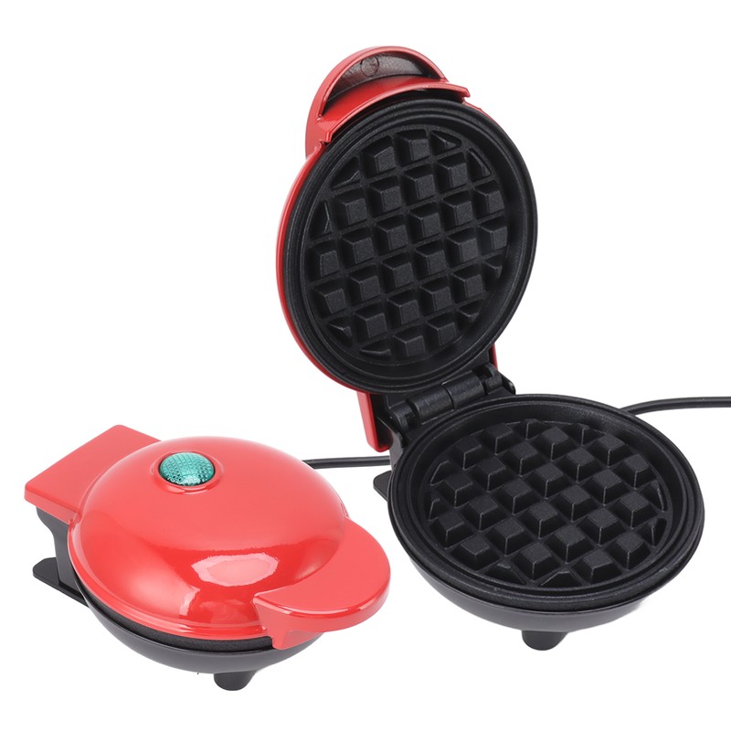 Mini Waffle Maker Stick Proof Double Sided Round Multifunctional Breakfast