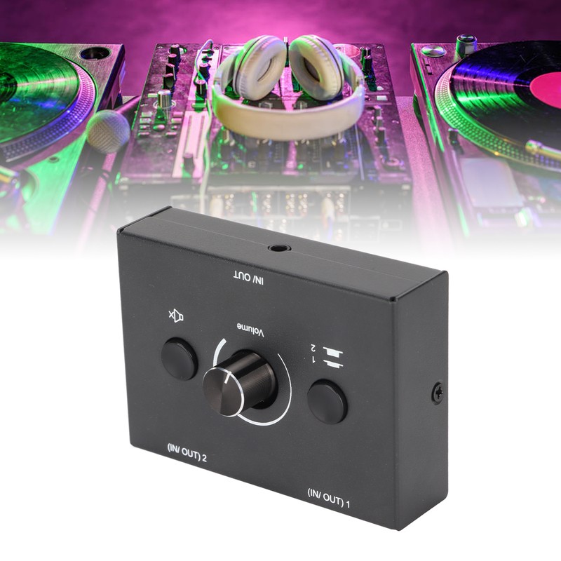 3.5mm Switcher 2 Input 1 Output Or 1 Input 2