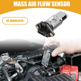 Partuto Car Mass Air Flow Sensor No.0K08013210 - Vehicle Mass Air Flow Sensor - for Kia Sportage 2.0L 1995-2002 Plastic Metal Black - 1 Pc