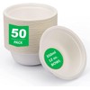 PRISTINE ENTERPRISE Pack of 50 Premium Quality Strong Disposable Bowls