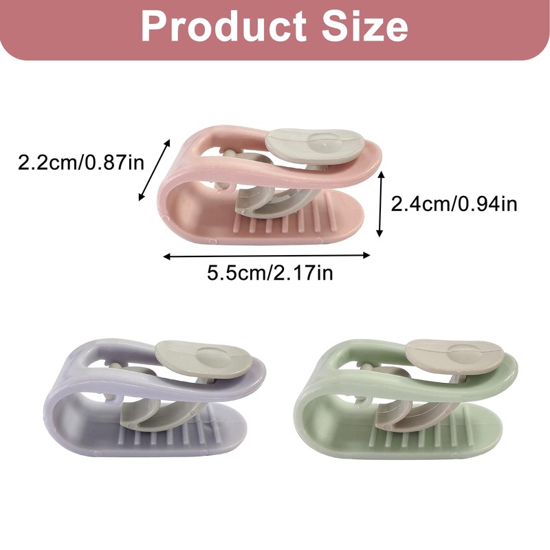 12pcs Duvet Clips Bedding Fasteners – No Sewing Quilt Holders