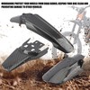 ABCERRSI Surron Front Rear Fender Set,3pcs Shock Front Rear Mud
