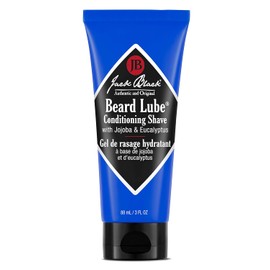 Jack Black - Beard Lube Conditioning Shave, 3, 6, and 16 fl oz – Pre-shave Oil, Shave Cream, Skin Conditioner, Lightweight Formula, Softens Hair, Jojoba and Eucalyptus, Transparent Formula