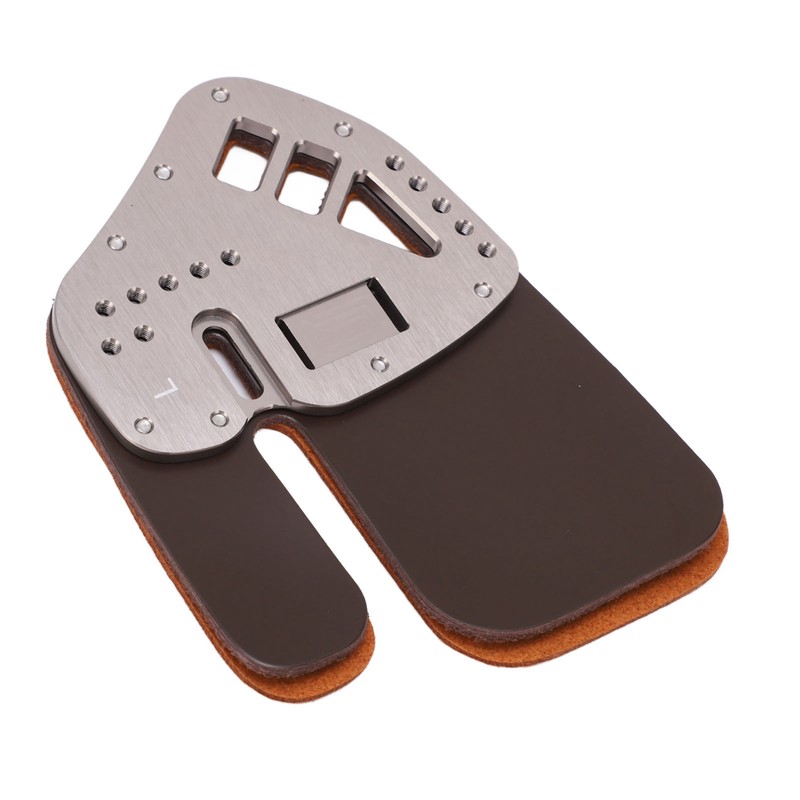 Leather Archery Finger Tab Protect Guard Recurve Bow Protector Shooting