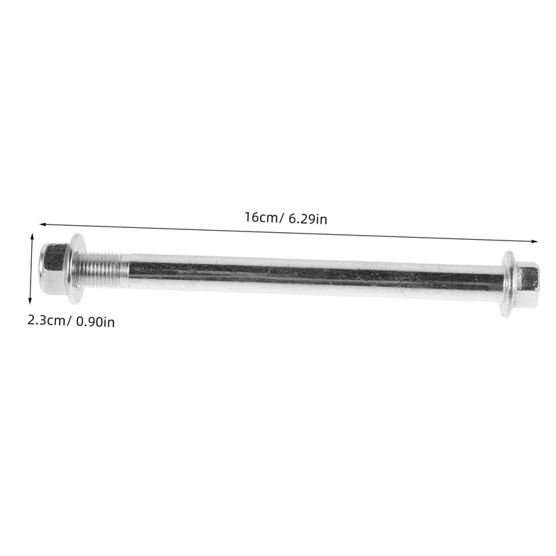 BUGUUYO Motorcycle Metal Axle Kit with Bolts Front and Rear