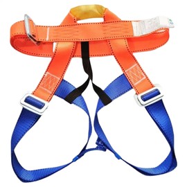Rock Climbing Harness - Rappelling Equipment Half Body Outdoor Training Safety Belt,Thick Fire Rescuing Waist Strap, Men Mountaineering Harness for Welding Roofing