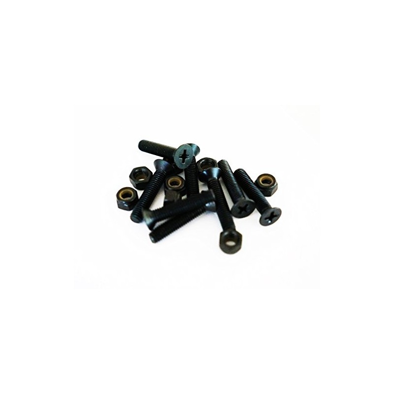 Longboard Skateboards Cruiser Hardware Screws 1 inch Black Color (1")