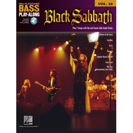 Bass Play Along Volume 26 Black Sabbath Bass Guitar Tab Book (Hal Leonard Bass Play-Along)