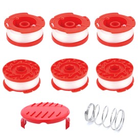 Woopeey CMZST0653 CMZST065 String Trimmer Spool Line 0.065",30Ft Fit for Craftsman Models: CMCST900 CMESTA900 CMESTE920 CMCST98020 CMEST913 CMCST915 CMZST120SC (6-Line Spool + 1 Cap+1 Spring)