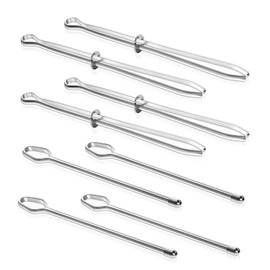 8PCS Metal DIY Rope Threader Clip, Silver Rope Threader Clip for Sweatpants, Easy Quick Bodkin Drawstring Threader for Swim Trunks, DIY Rope Threader for Hoodies, Bodkin Sewing Tool for Sweatpant
