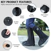 Waterproof Shoe Covers for Rain with Reflector Reusable Waterproof Rain