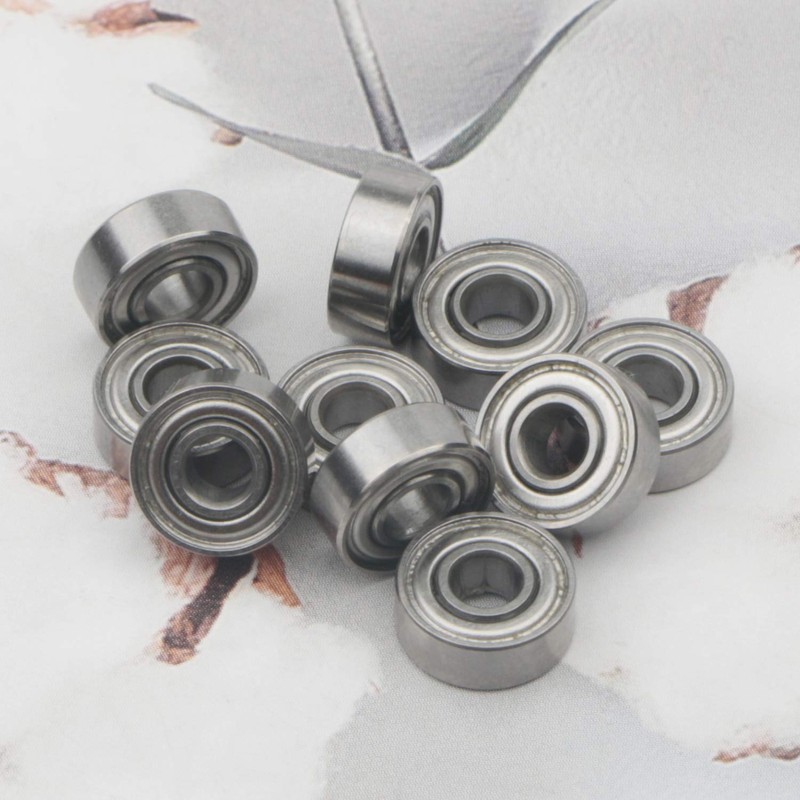Unxuey 10pcs 3x8x3mm Steel Deep Groove Ball Bearings Longboard Model