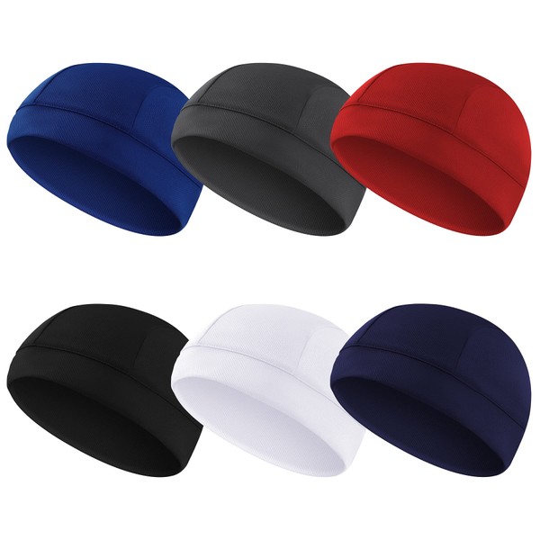 AIPESL 6 Pieces Cooling Helmet Liner Sweat Wicking Bonnet Cycling