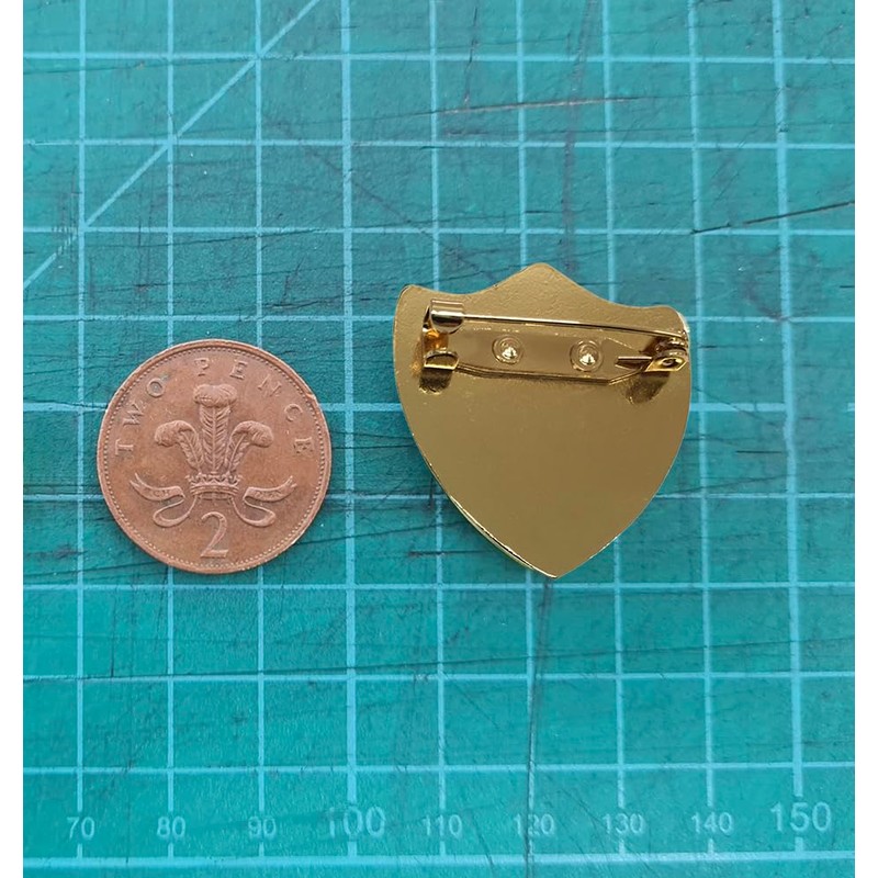 Create Your Own School Shield Badge (Purple)