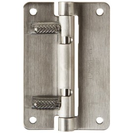 LAMP by Sugatsune HG-OTA75 Stainless Steel 304 Quick Release Hinge with Screw Holes, Satin Finish, 50mm Open Width, 6mm Pin Diameter, 75mm Height