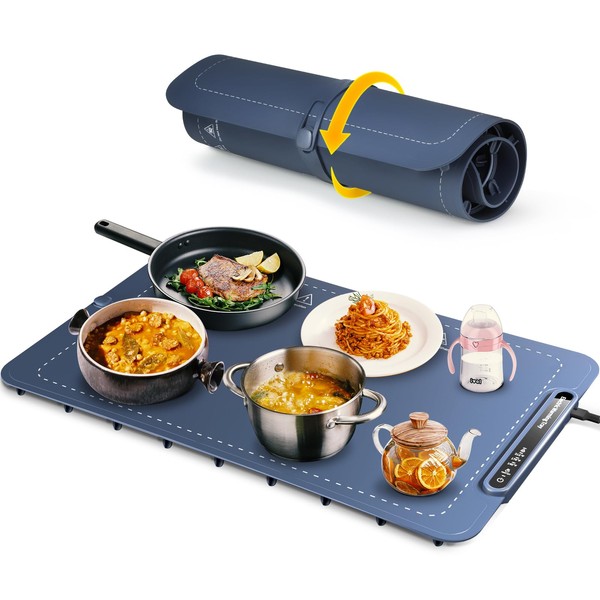 KEENSTAR Warming Tray with Full Surface Heating, Foldable & Portable