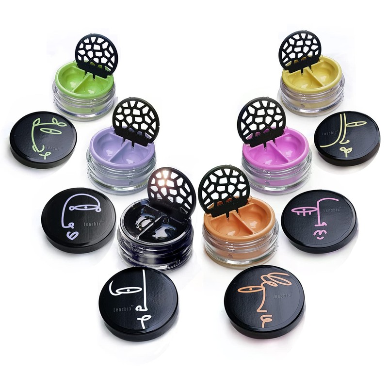Contact Lens Case Lensbix Faceline. The innovative gift for lens