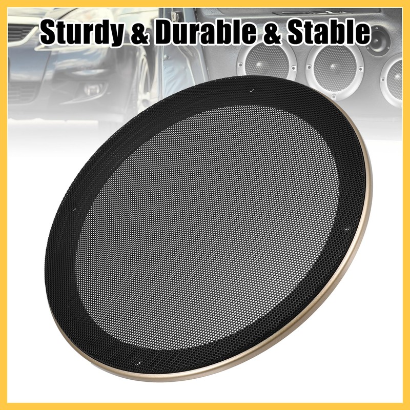 REPAIROCK 8 Inch Car Metal Audio Speaker Grill Cover Mesh