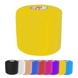 d3 Foam Underwrap 70mm x 27m Yellow (1 Roll) Pre-Wrap Chafe-Free Protective Sports Tape Physio Fitness Gym Sports Joint Injury Support Strapping