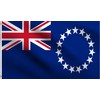 DMSE Cook Islands Flag 3X5Ft Foot 100% Polyester 100D Flag
