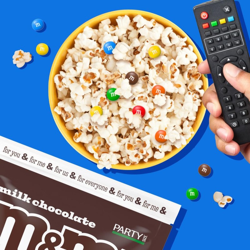 M&M'S Milk Chocolate Candy, Party Size, 38 oz Bag