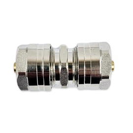 Adapter Reducer for Water Underfloor Heating Evoh Pipe and Multilayer Pert-Al Pert and Pex Pipe, Reducing Coupling Plastic to Copper Pipe (10x1.3mm Evoh Pipe)