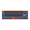 Mosptnspg Protable 60% Percent Gaming Keyboard Mechanical, Mini Compact Backlit