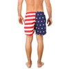 UZZI Men's Long Basic Active Shorts Activewear Trunks 1817 Flag