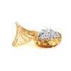 Godinger Gold Glass Hershey Kiss Candy Dish - A Sweet