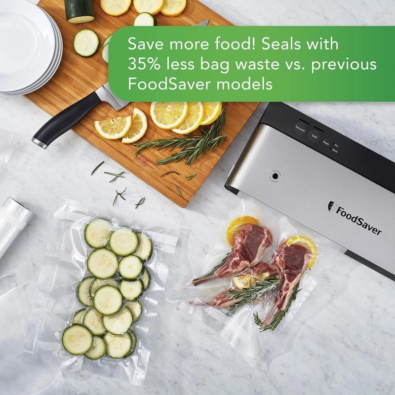 FoodSaver Vacuum Sealing Machine for Dry and Wet Fresh Foods,