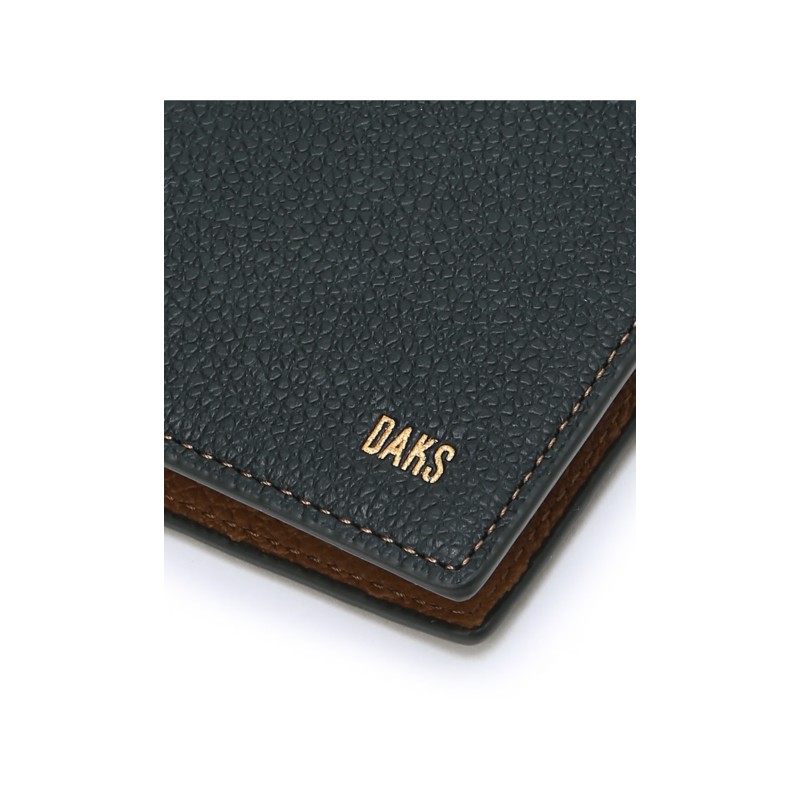 Daks (신세계강남점)DBWA5E703K2 반지갑SOFT TWOTONE소프트 투톤 카키 브라운 컬러 콤비 DAKS