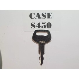 Aftermarket (1) Case Key will fit Linkbelt, JCB, Sumitomo Excavators  Ignition Key S450