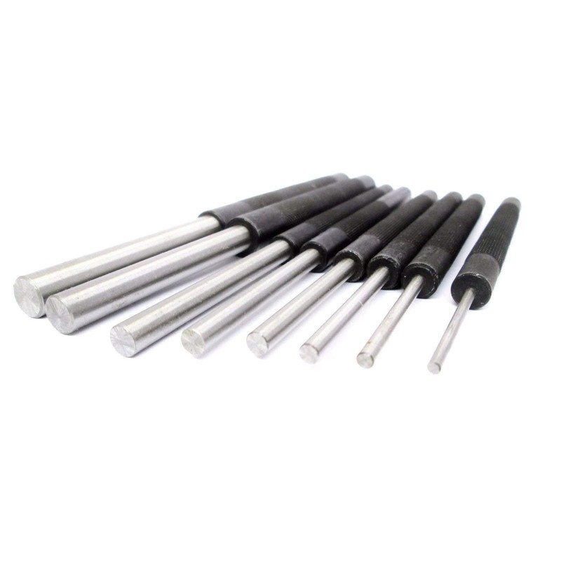 8pc Parralell Pin Punch Steel Punches Set 2mm - 10mm