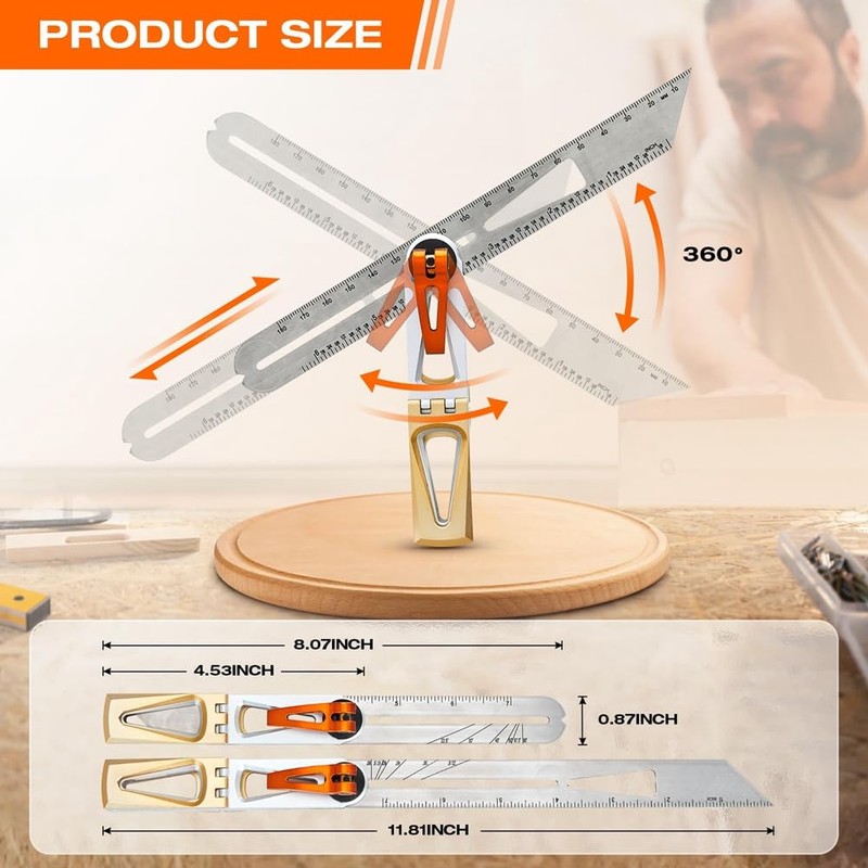 Stainless Steel Dovetail Clamps, Precise 1:6 and 1:8 Slopes for