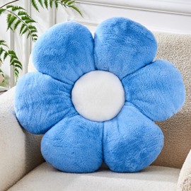 Vdoioe Flower Pillow,Flower Throw Pillow 15.7In Daisy Pillow Cute Flower Shaped Decorative Pillow Cushion Home Decor& Plush Pillow for Sofa Couch Bed Reading Tent.