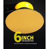 Keeimp 6 Inch Sanding Discs Hook and Loop No Hole,