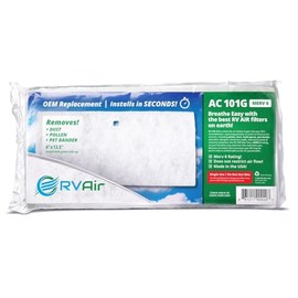 RV AC Filter - Air Conditioner Replacement - Travel Trailer Accessories - Air Cleaner for Camper - RV Vent - Easy To Install -13.75 x 7.375 x 0.75 in (1 Filter for AC 101G)
