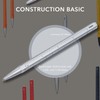 Multitasking ballpoint pen with black D1 refill – CONSTRUCTION BASIC