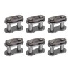 sourcing map Chain Main Link Roller 1/2 Inch Carbon Steel