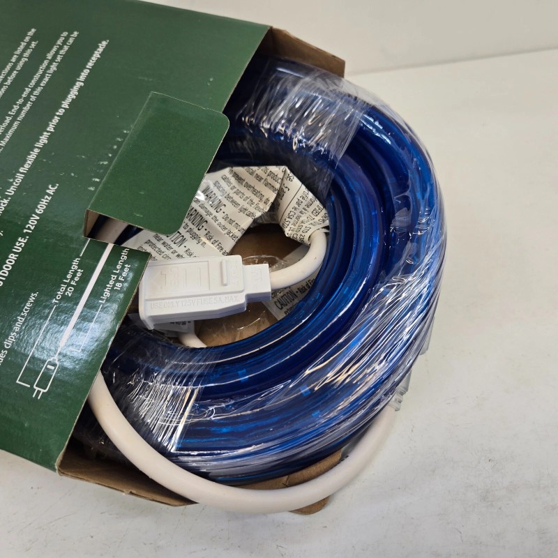 Holiday Time - 18 Ft Blue Super Bright LED Rope