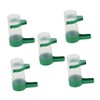 Sosoport 15pcs Automatic Bird Water Feeder No-Leak Dispenser for Parrots