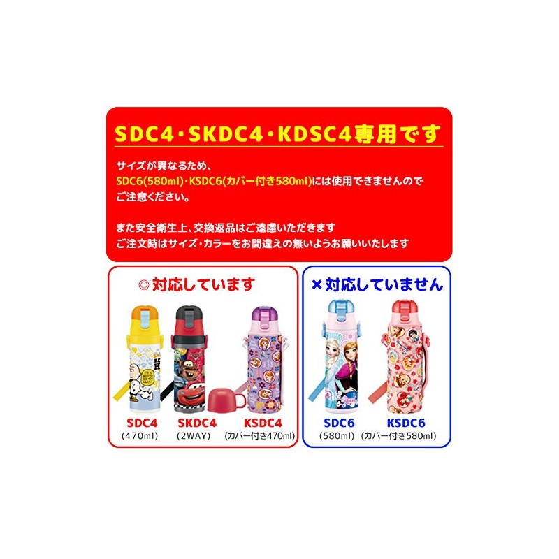 Skater P-SDC4-CU-A Replacement Cap Unit for Children, Water Bottle Parts,