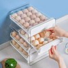 Mxsapve Egg Holder for Fridge 40 Eggs Container Holders Dispenser