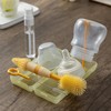 Chemimoso Small Silicone Baby Bottle Brush for Newborn Anti-Colic Baby