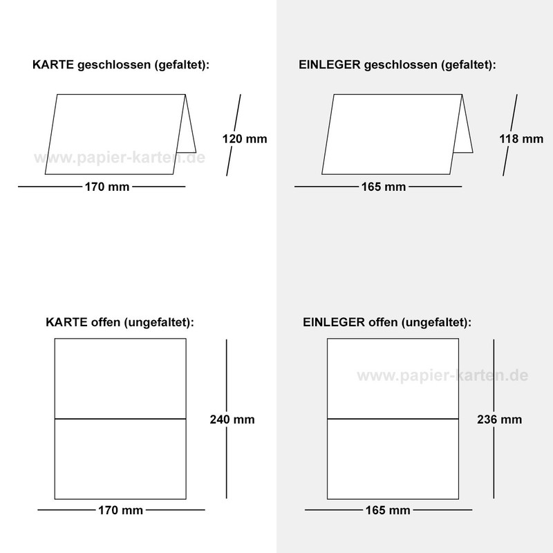 25 Folding Card Sets – Red – 12 x 17