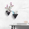 YOOMALL 2 Pack Hanging Planter Vase Geometric Wall Decor Ceramic