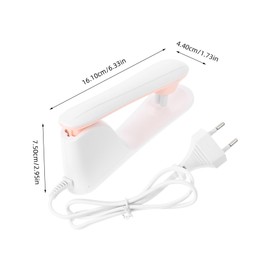 Operitacx Hand warmes Ladegerät Ladeset für Elektrowärmer Schnellaufwärmladegerät langlebiges Handwärmerkabel elektrisches Handwärmerkabel -Reisewärmer Netzstecker Ladegerät PP Schwarz