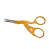 Gold Stork Design Embroidery Scissors. Manicure, Nail Art, Craft &