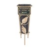 Graveside Memorial Flower Holder Vase – Durable Metal Spike Grave