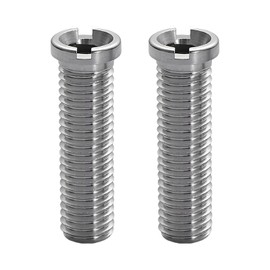 2PCS Sink Basket Screws, Sink Strainer Screws, Made of Stainless Steel, Are Sturdy, Durable and Rust-proof. Suitable for Kitchen, Bathroom and Hotel Filters. (45mm)